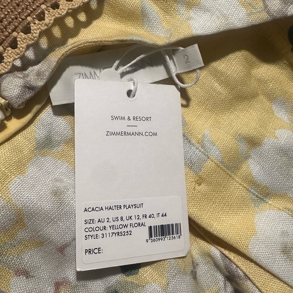 ZIMMERMANN Acacia Halter Playsuit - Picture 7 of 7